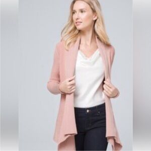 WHBM Glitter Rose Cardigan
